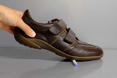 Het compenseren van de afwikkeling van de voet